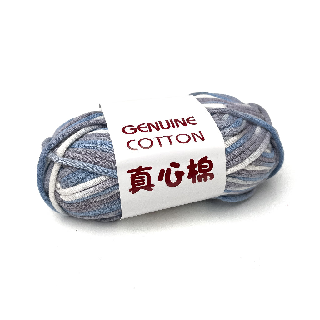 Genuine Cotton Tube Yarn 50g Cotton-Nylon Blend for Crochet and Knitting, Beginner Friendly