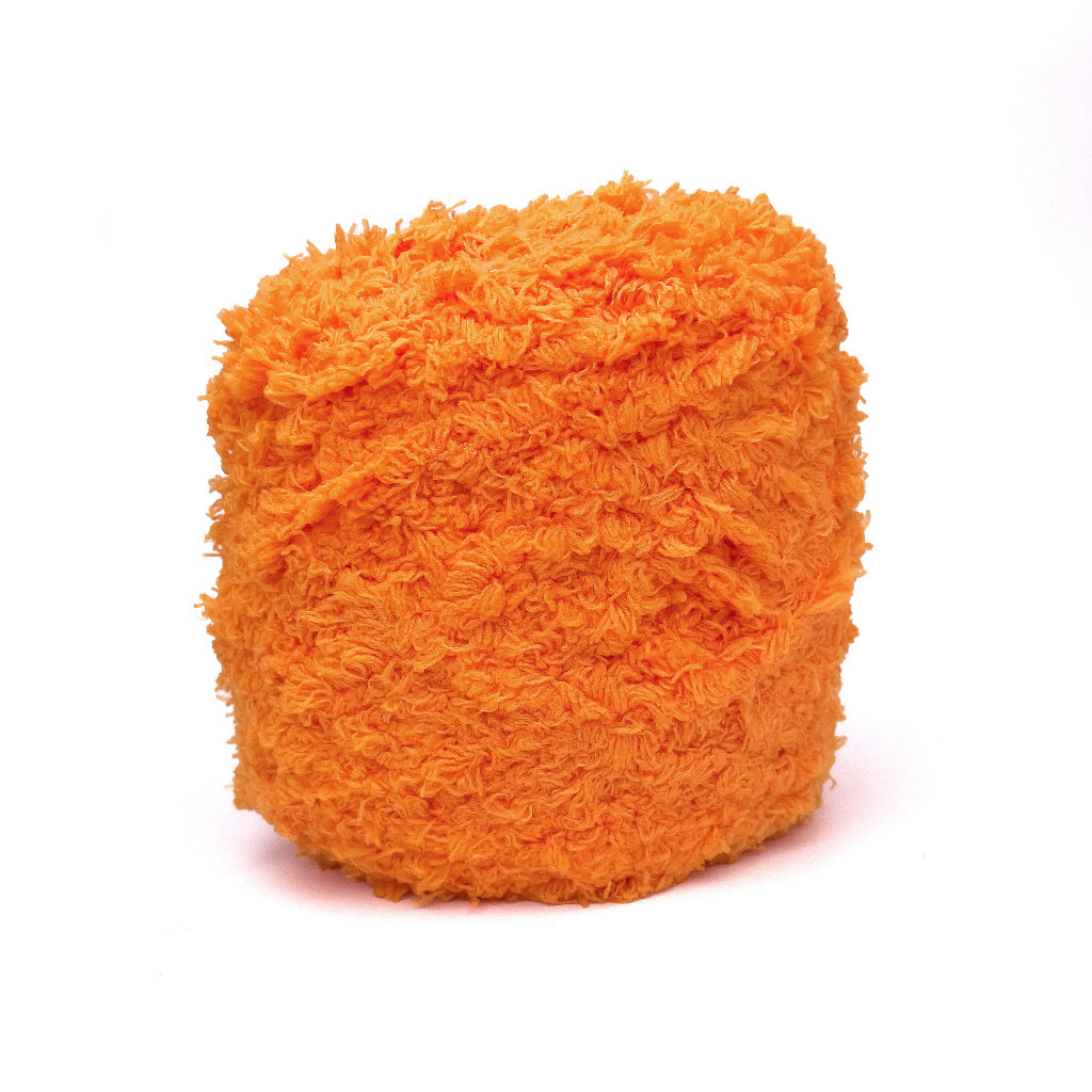 Coral Fleece Fluffy Yarn Polyester Super Bulky Yarn (approx. 100g)