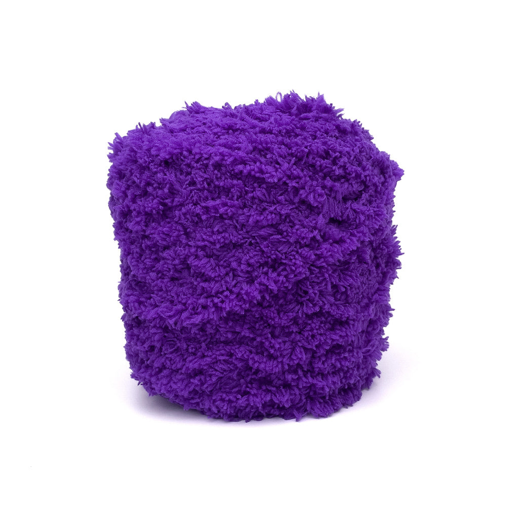 Coral Fleece Fluffy Yarn Polyester Super Bulky Yarn (approx. 100g)
