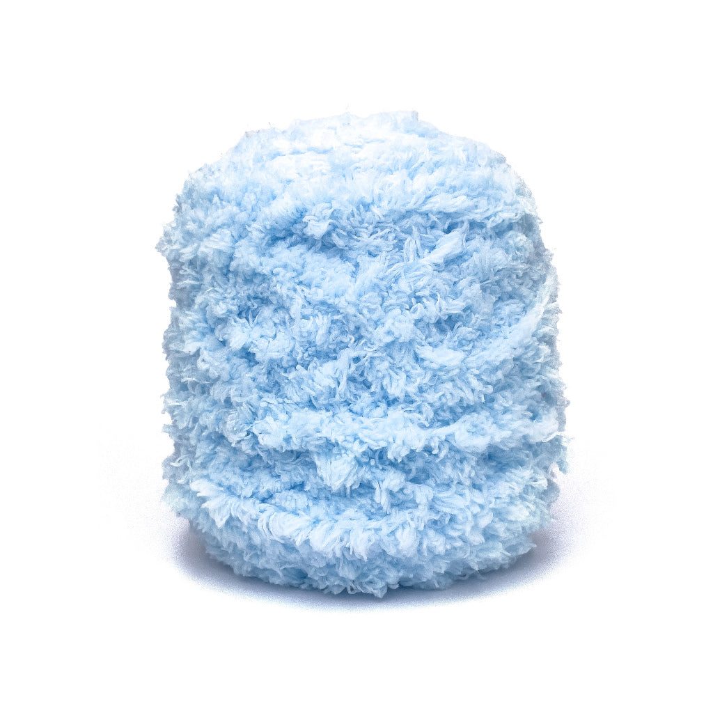 Coral Fleece Fluffy Yarn Polyester Super Bulky Yarn (approx. 100g)