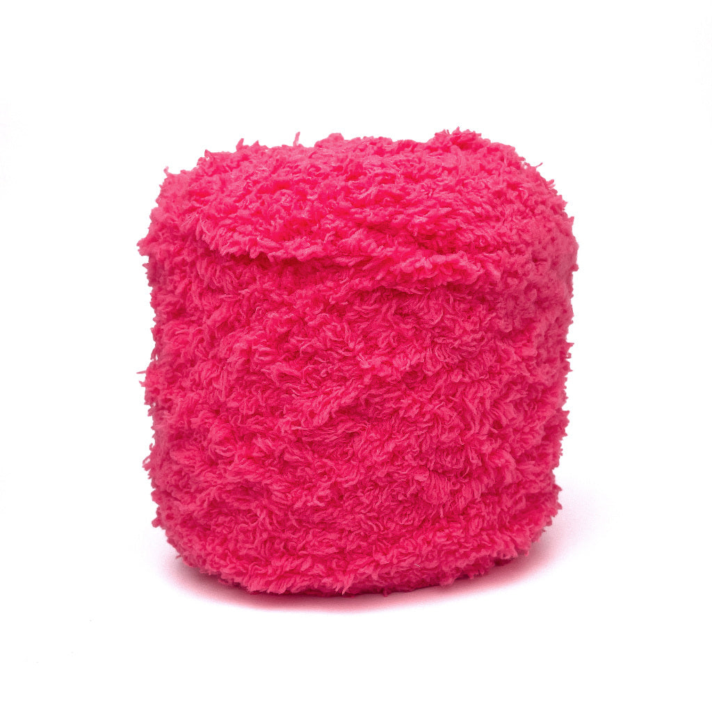 Coral Fleece Fluffy Yarn Polyester Super Bulky Yarn (approx. 100g)