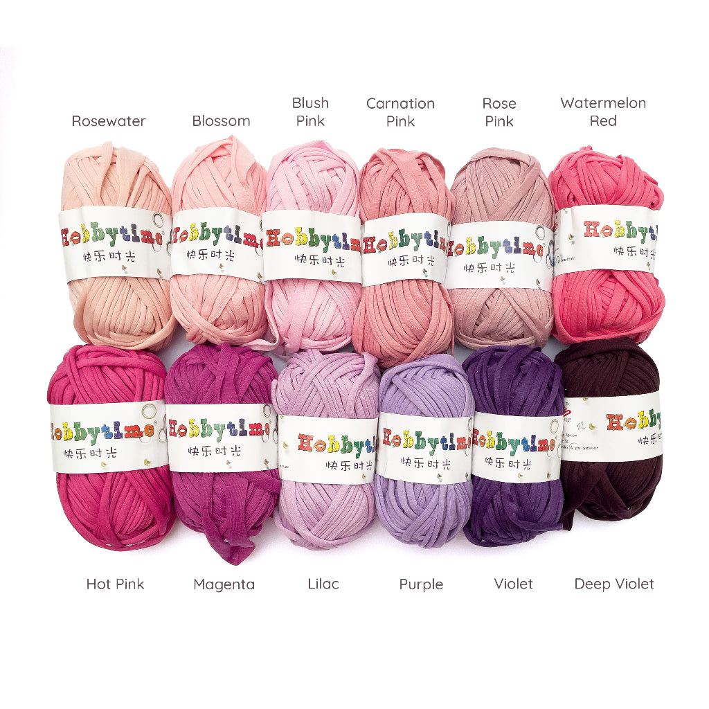 Tshirt T-shirt Fabric Yarn for Crochet and Knitting (100g) - 1 of 2