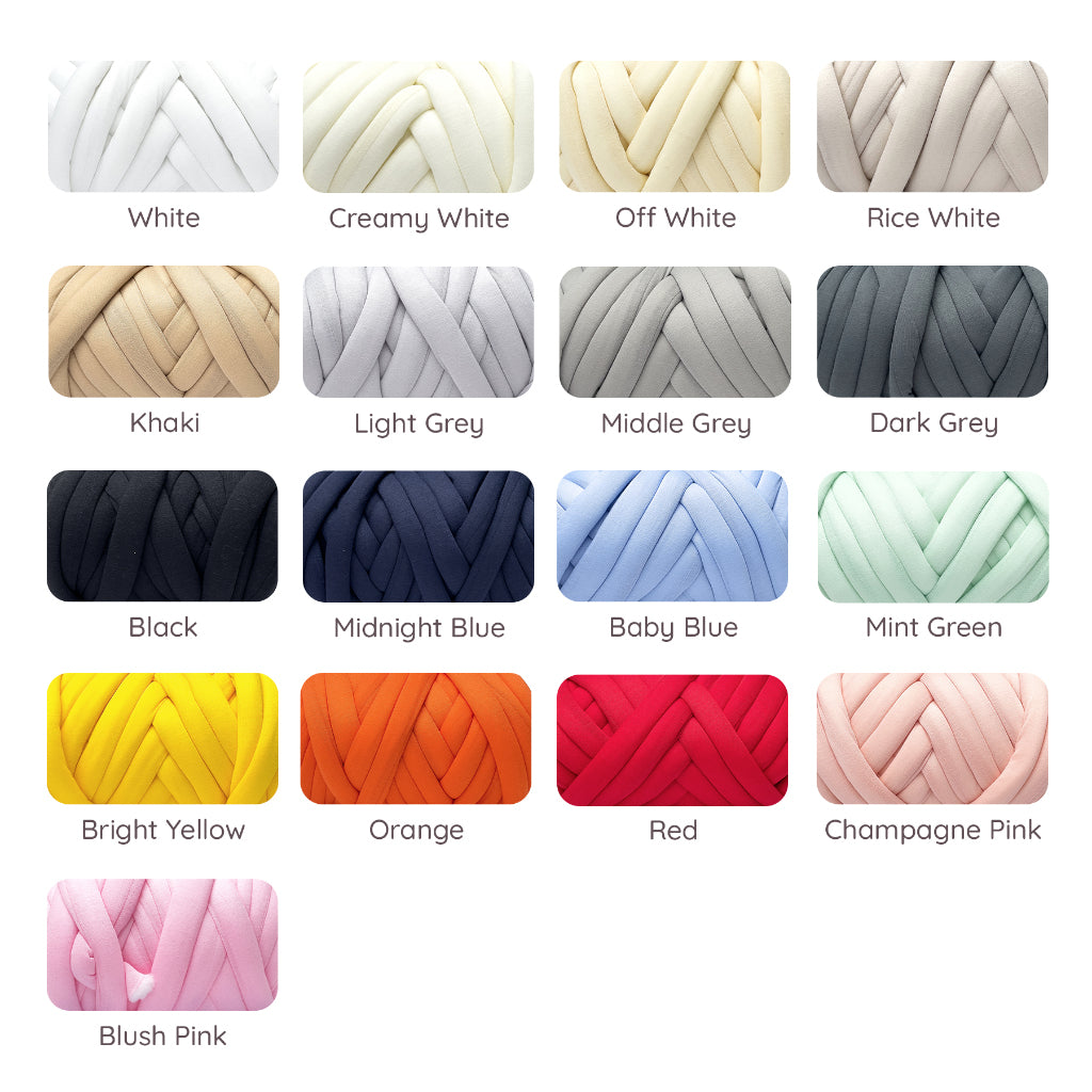 Thick Chunky Tube Yarn for Arm Knitting or Hand Knitting (500g)
