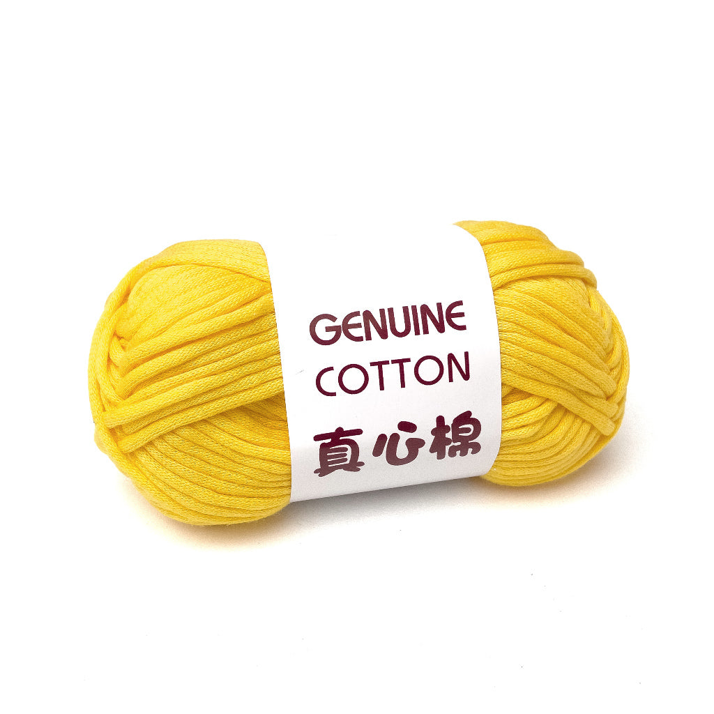 Genuine Cotton Tube Yarn 50g Cotton-Nylon Blend for Crochet and Knitting, Beginner Friendly