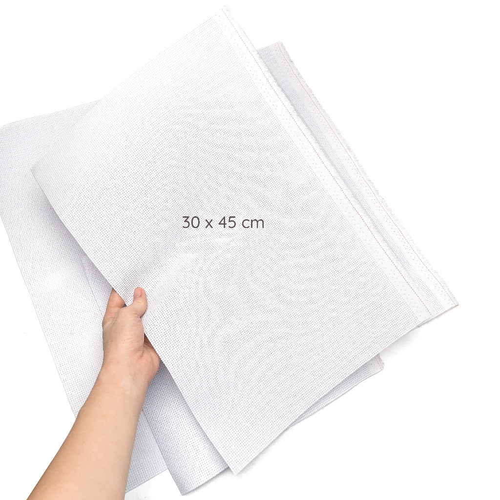 Aida Cloth White Cross Stitch Stitching Fabric Canvas 11cts 14cts for DIY Handmade