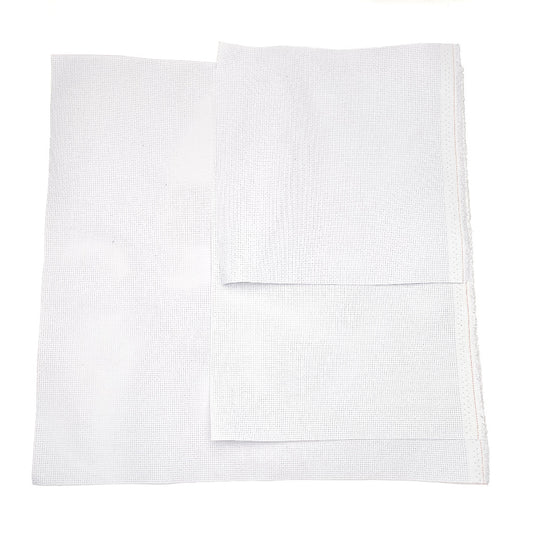 Aida Cloth White Cross Stitch Stitching Fabric Canvas 11cts 14cts for DIY Handmade