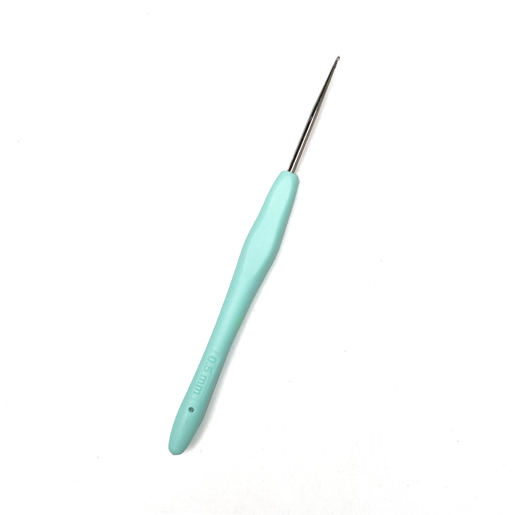 Ergonomic Lace Crochet Hook Hooks with Rubber Silicone Silicon Soft Handle 0.5-2.75mm