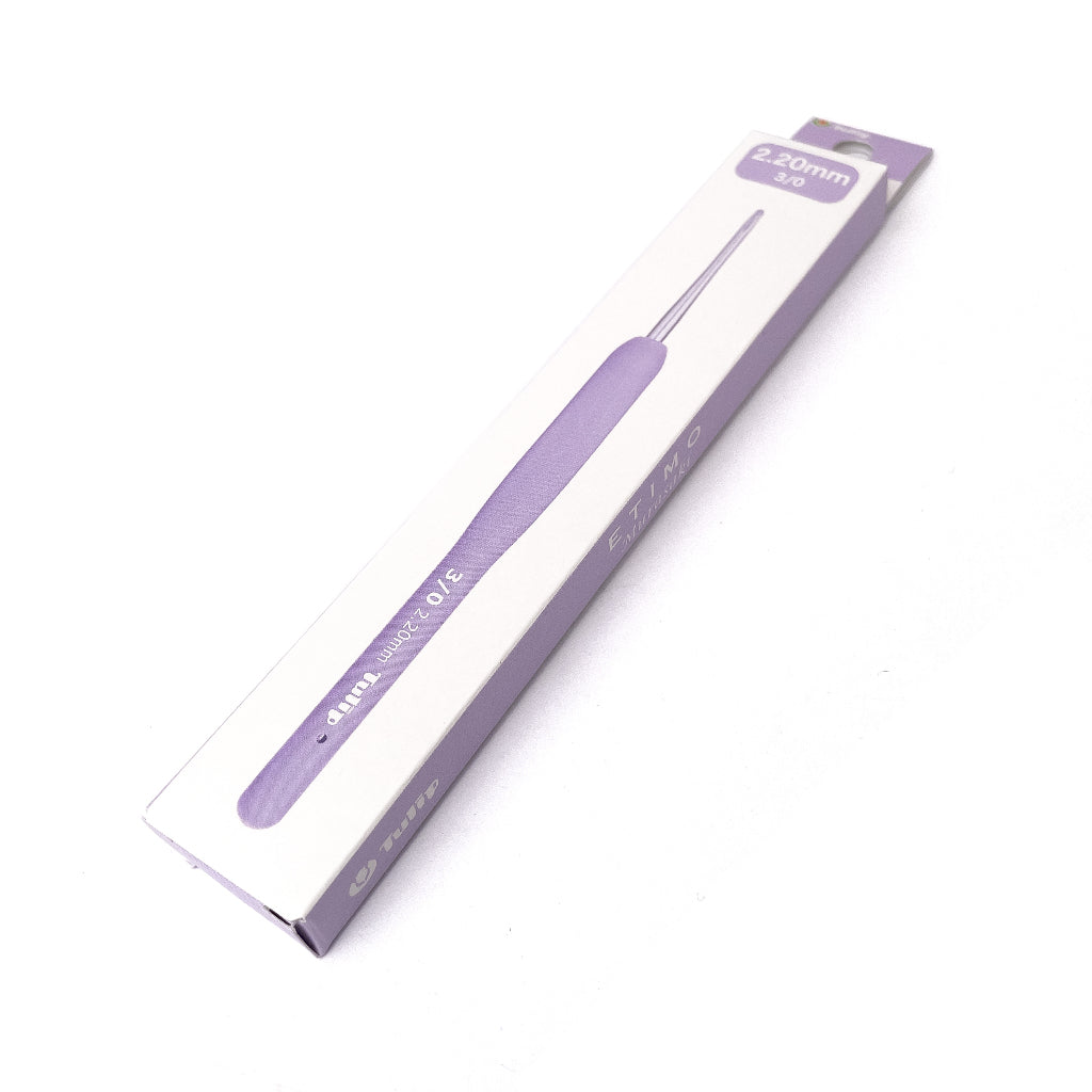 Tulip ETIMO Murasaki Crochet Hook with Cushion Grip Ergonomic Hooks with Handle (per piece)