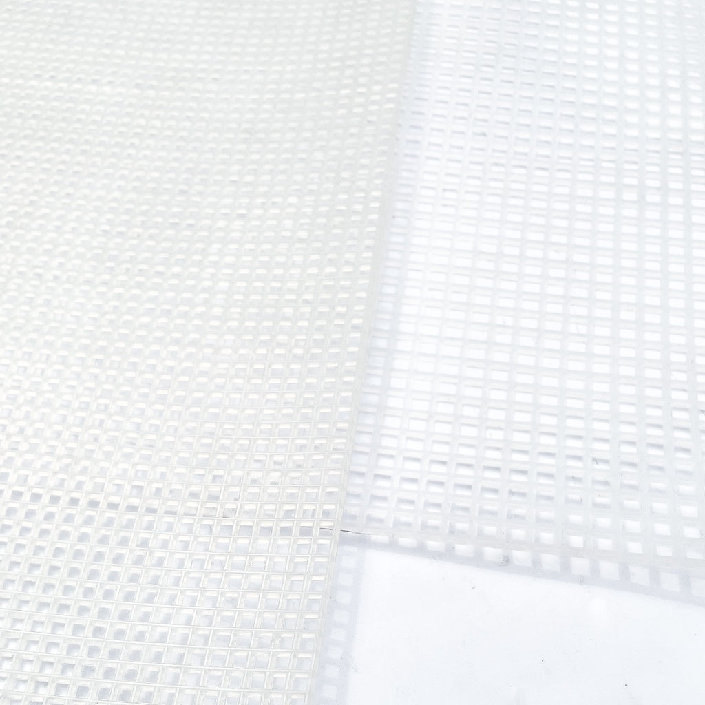 Rectangular Plastic Mesh Cuttable Canvas for DIY Bag