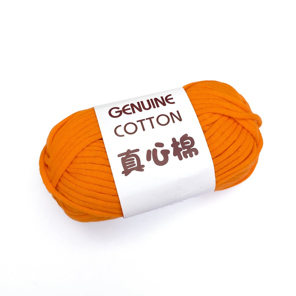 Genuine Cotton Tube Yarn 50g Cotton-Nylon Blend for Crochet and Knitting, Beginner Friendly
