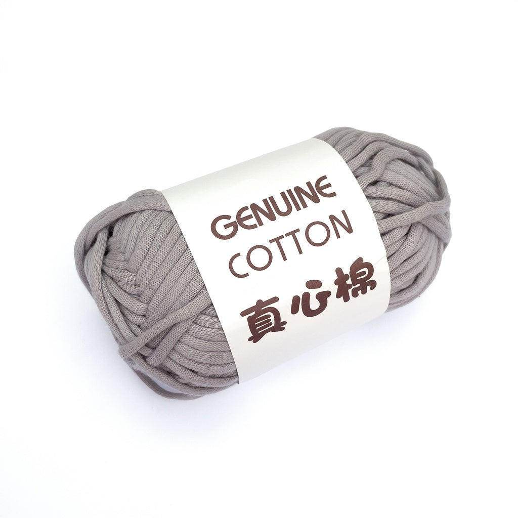 Genuine Cotton Tube Yarn 50g Cotton-Nylon Blend for Crochet and Knitting, Beginner Friendly