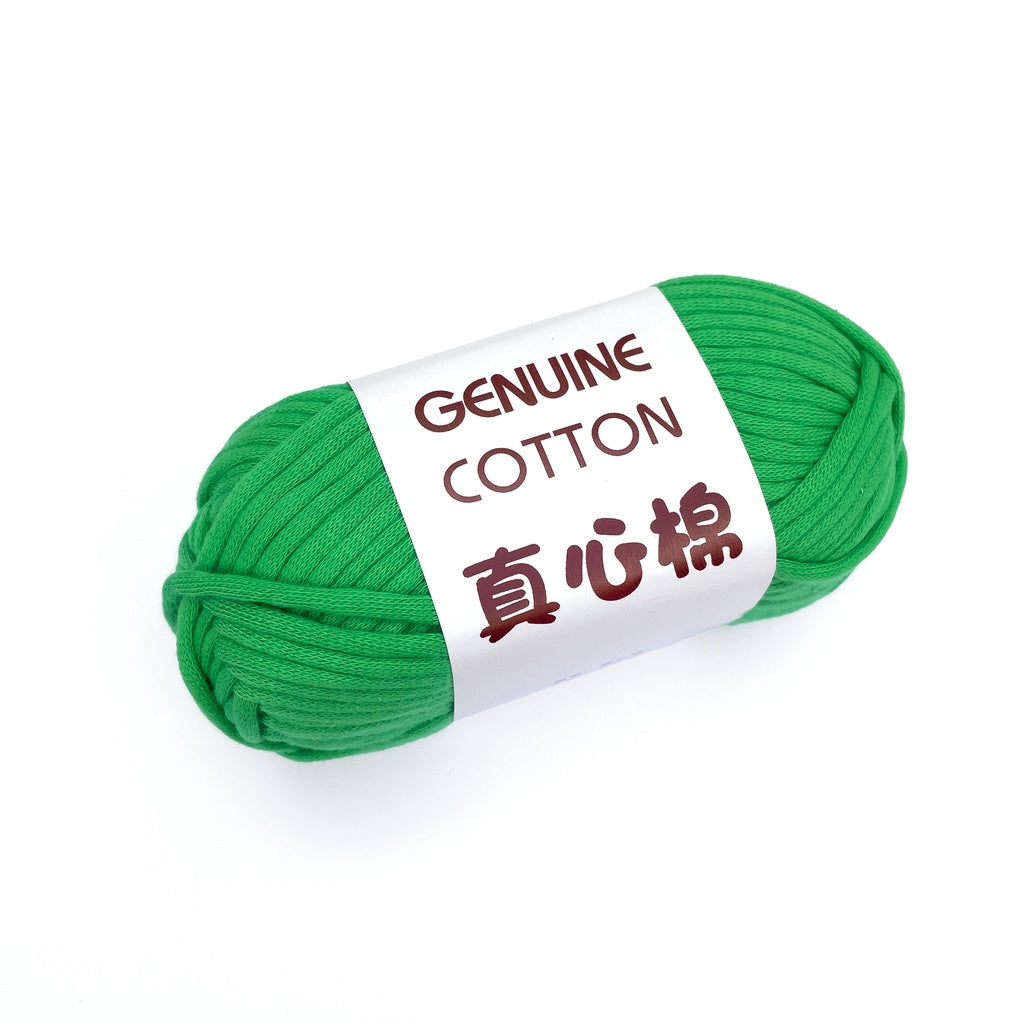 Genuine Cotton Tube Yarn 50g Cotton-Nylon Blend for Crochet and Knitting, Beginner Friendly