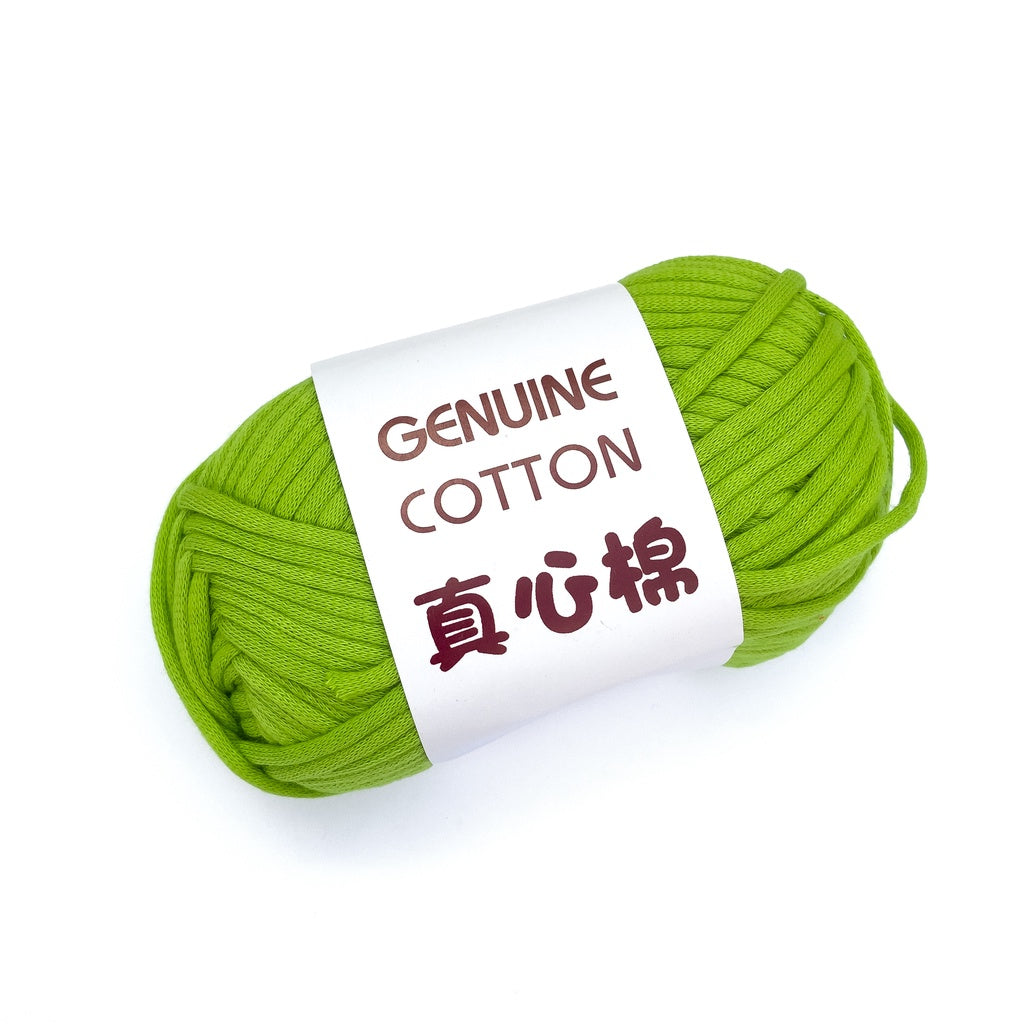 Genuine Cotton Tube Yarn 50g Cotton-Nylon Blend for Crochet and Knitting, Beginner Friendly