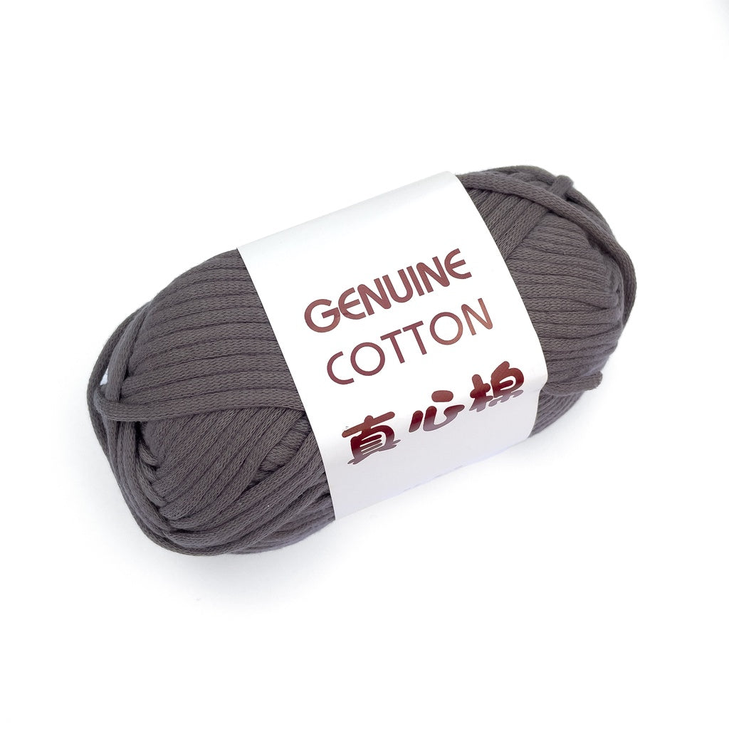 Genuine Cotton Tube Yarn 50g Cotton-Nylon Blend for Crochet and Knitting, Beginner Friendly