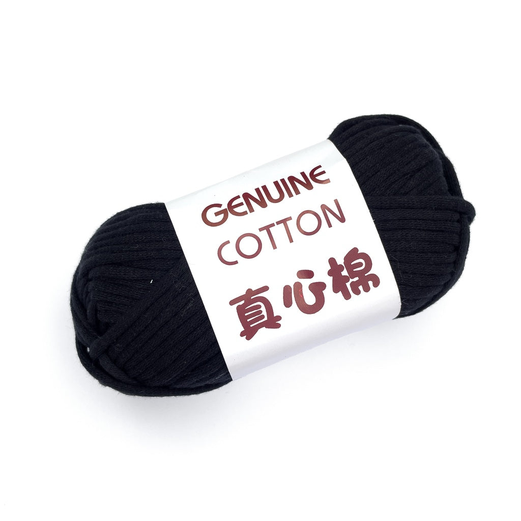 Genuine Cotton Tube Yarn 50g Cotton-Nylon Blend for Crochet and Knitting, Beginner Friendly