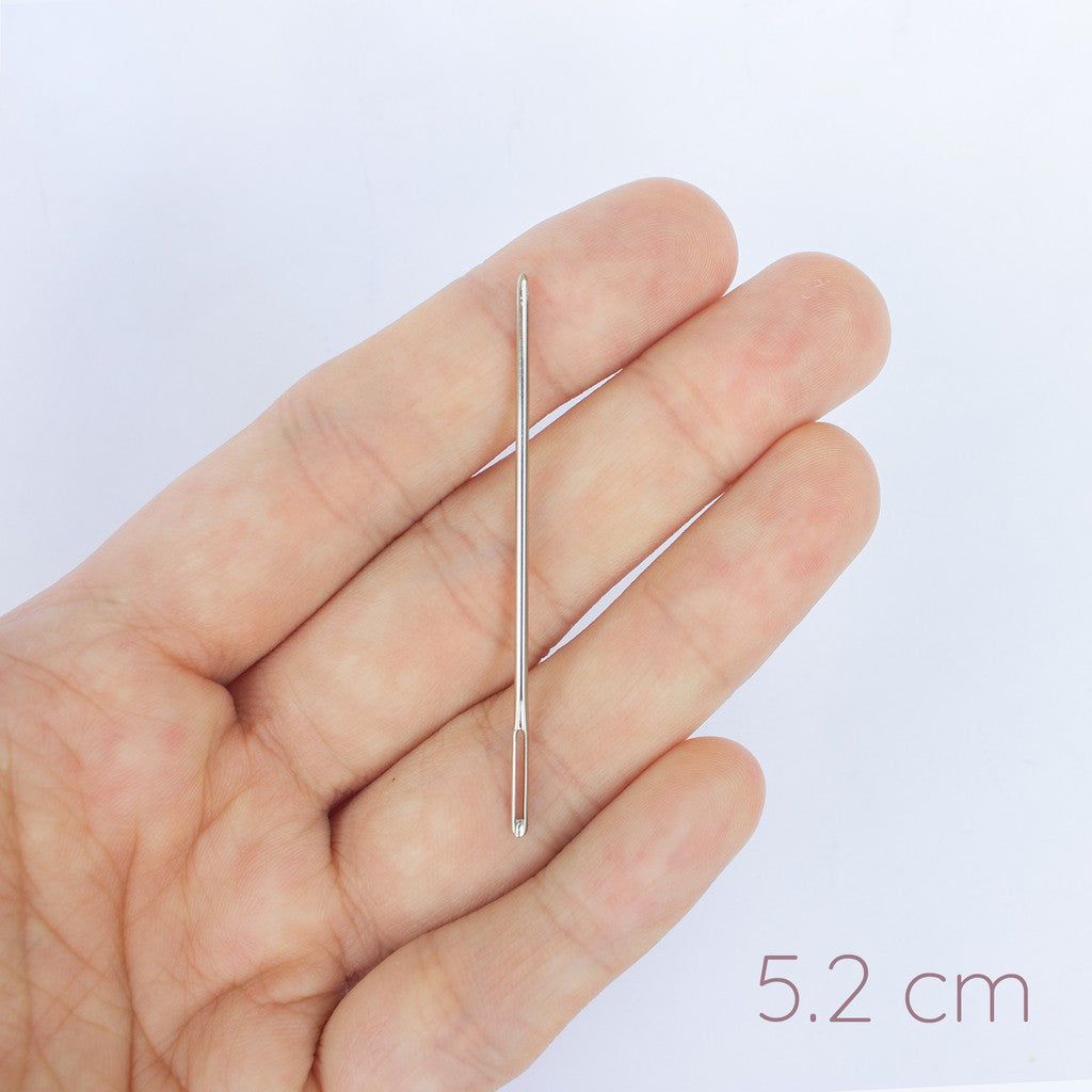 3pcs / 4pcs Blunt Large-eye Metal Tapestry Needles 5.2cm / 6cm / 7cm / Bent Tip Needle