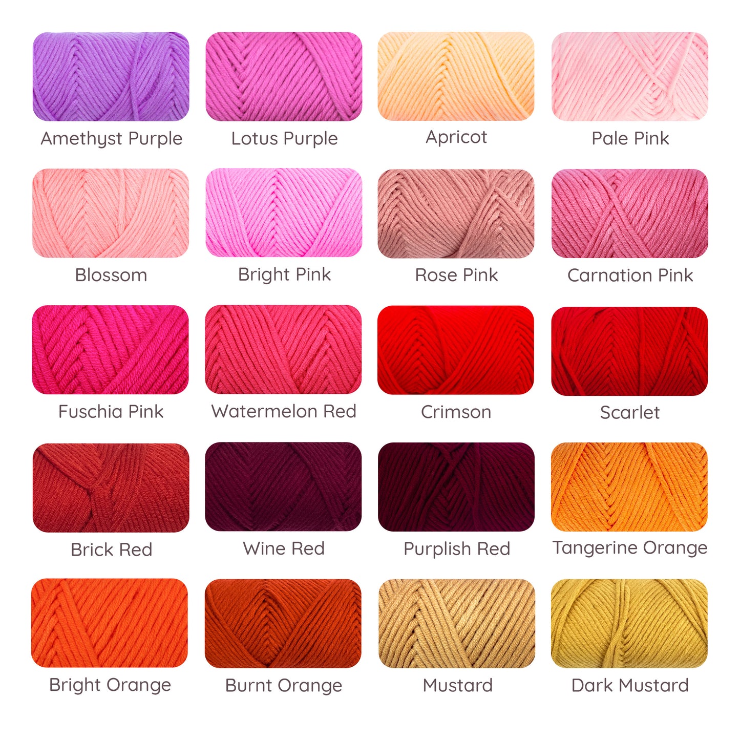 8ply Milk Cotton Yarn Premium Soft Acrylic Polyester Blend - 2 of 3