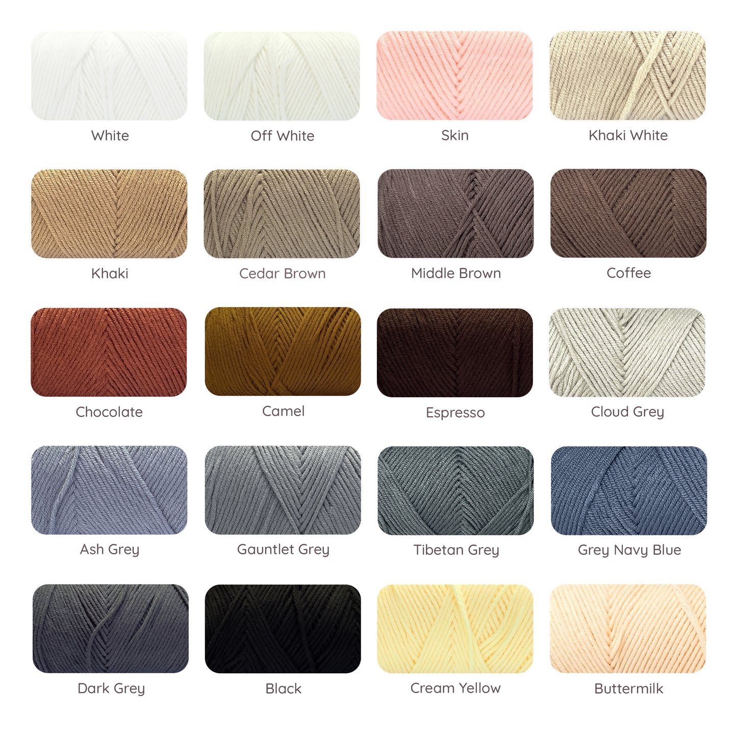 Jumbo 5ply Milk Cotton Yarn Premium Soft Acrylic Polyester Blend DK (approx 200 grams) - 2 of 2