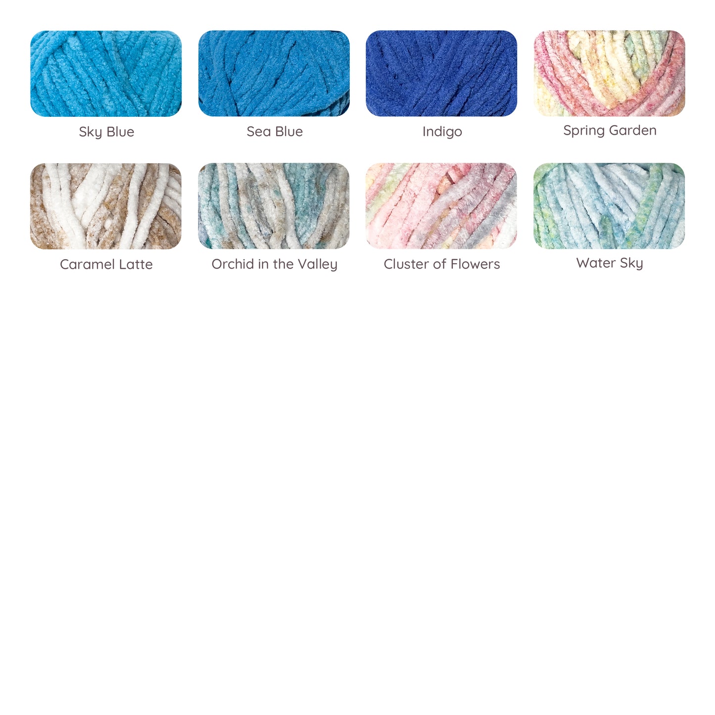Small Mini Chenille Yarn (50g) / Think Chunky Polyester Fancy Blanket Towel Yarn