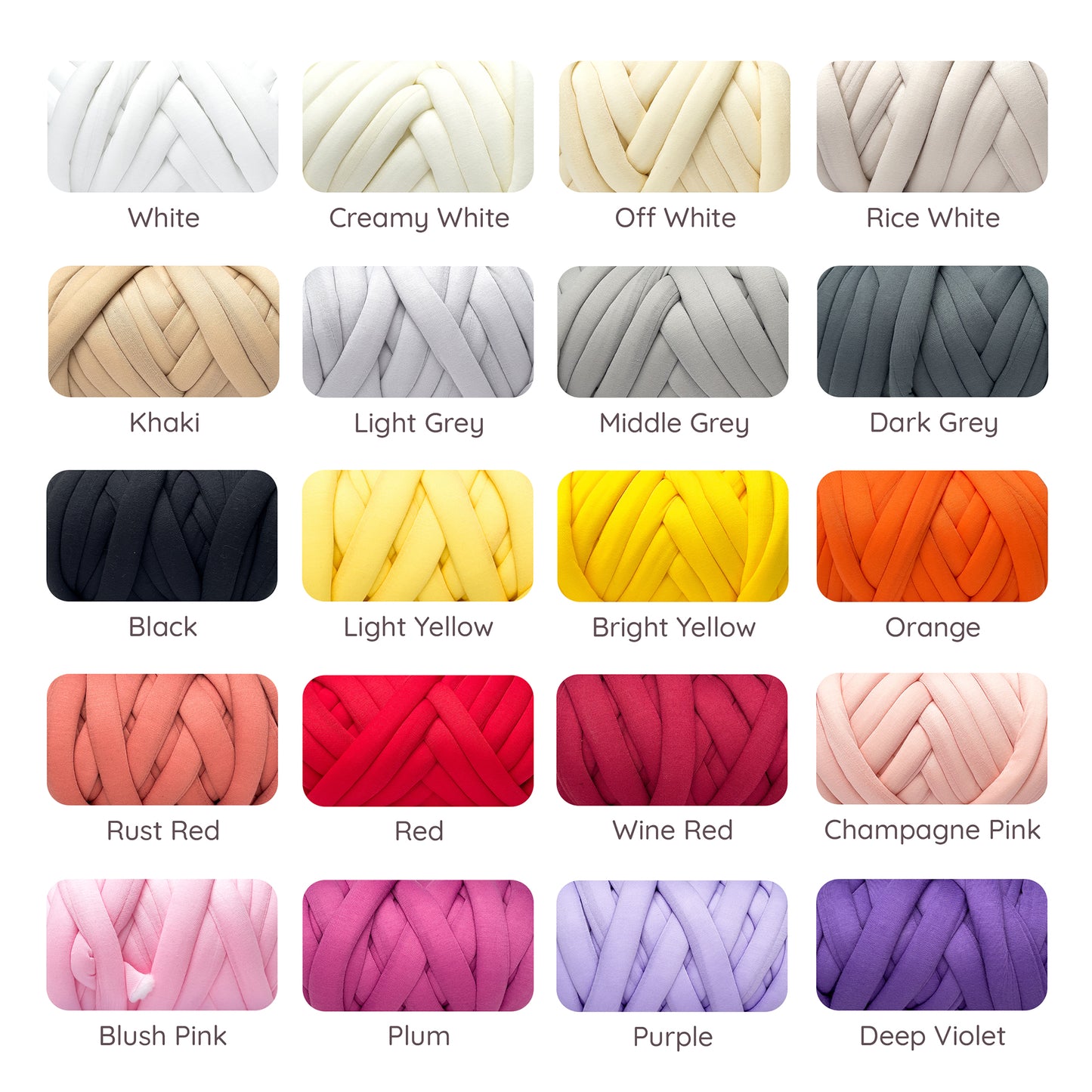 Thick Chunky Tube Yarn for Arm Knitting or Hand Knitting (500g)