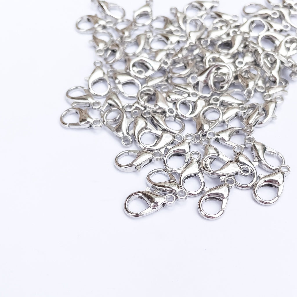 10pcs Gold / Silver Lobster Lock 14mm