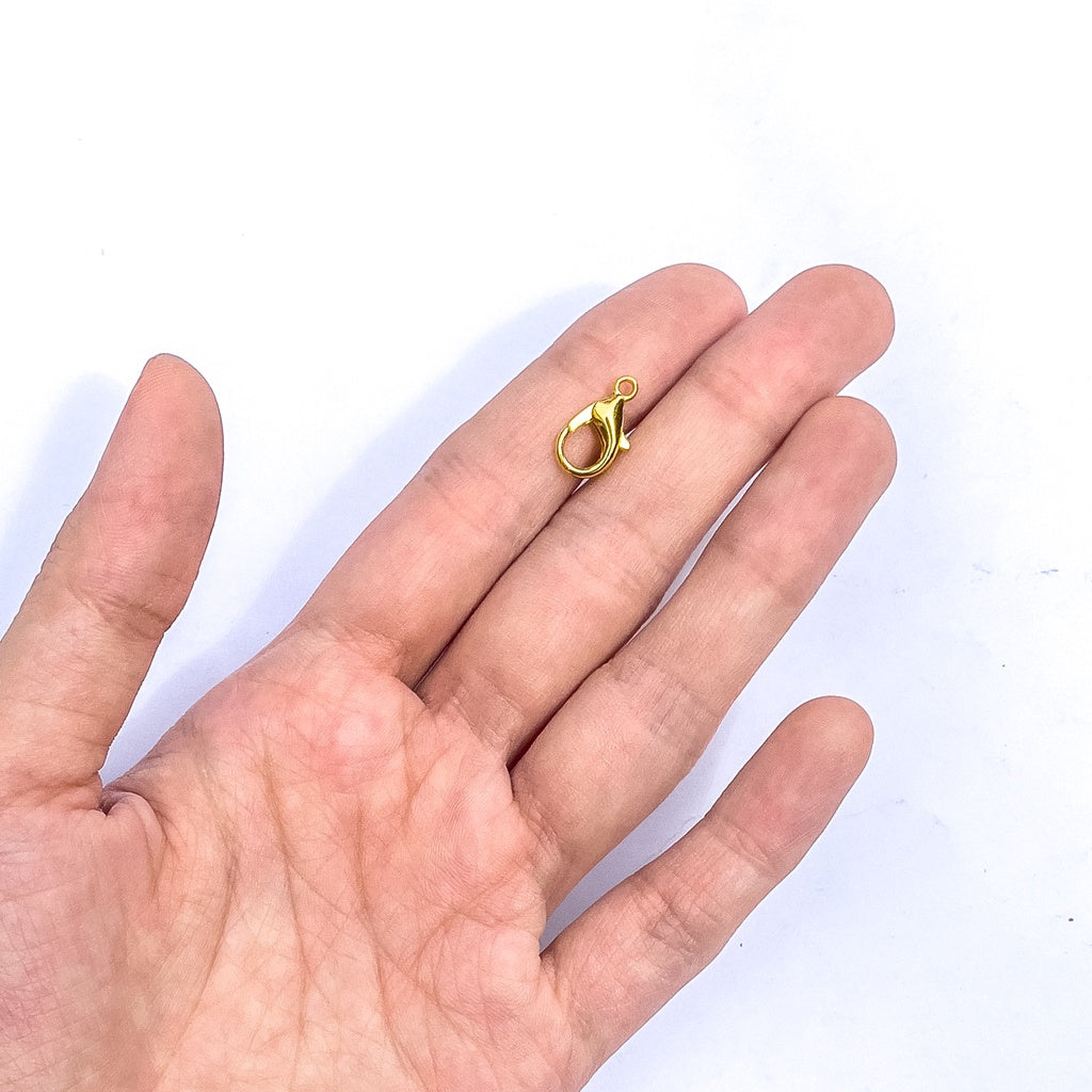 10pcs Gold / Silver Lobster Lock 14mm