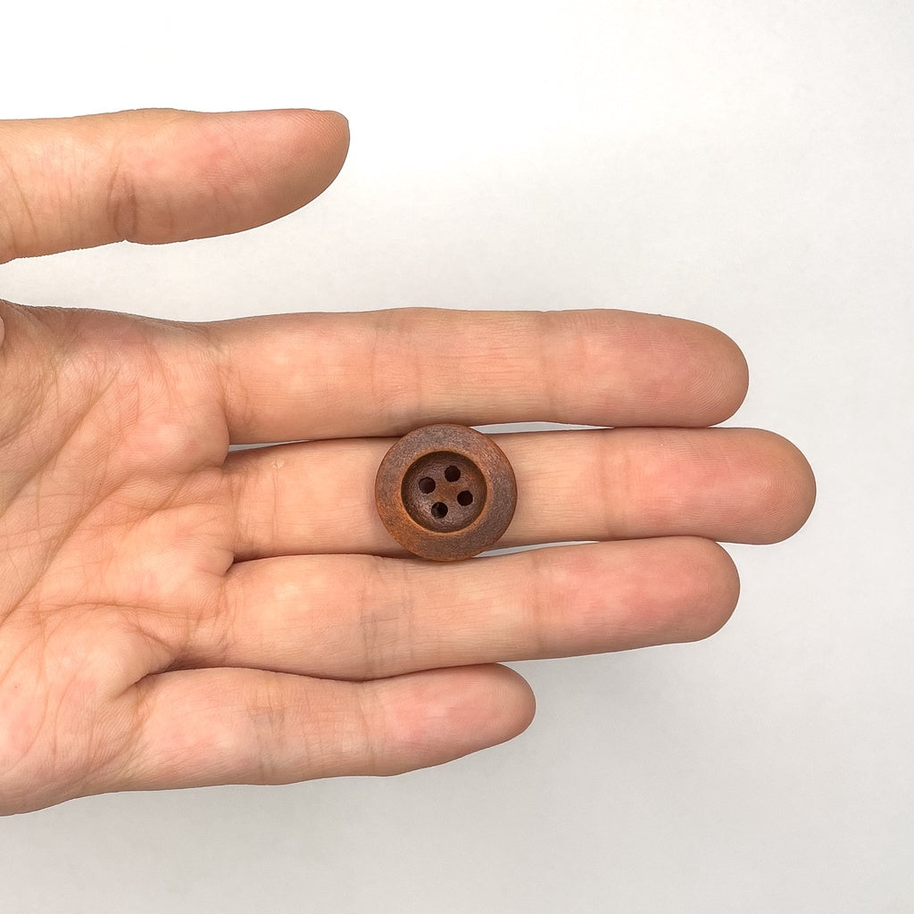 5pcs Wooden Buttons 4-Hole