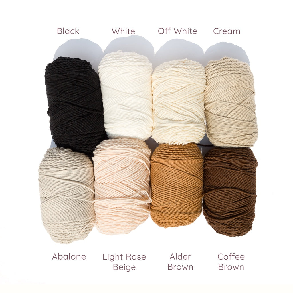 Rainbow Cotton Yarn Cotton-Acrylic Blend Yarn (55% Acrylic, 45% Cotton) 5ply DK (100g)