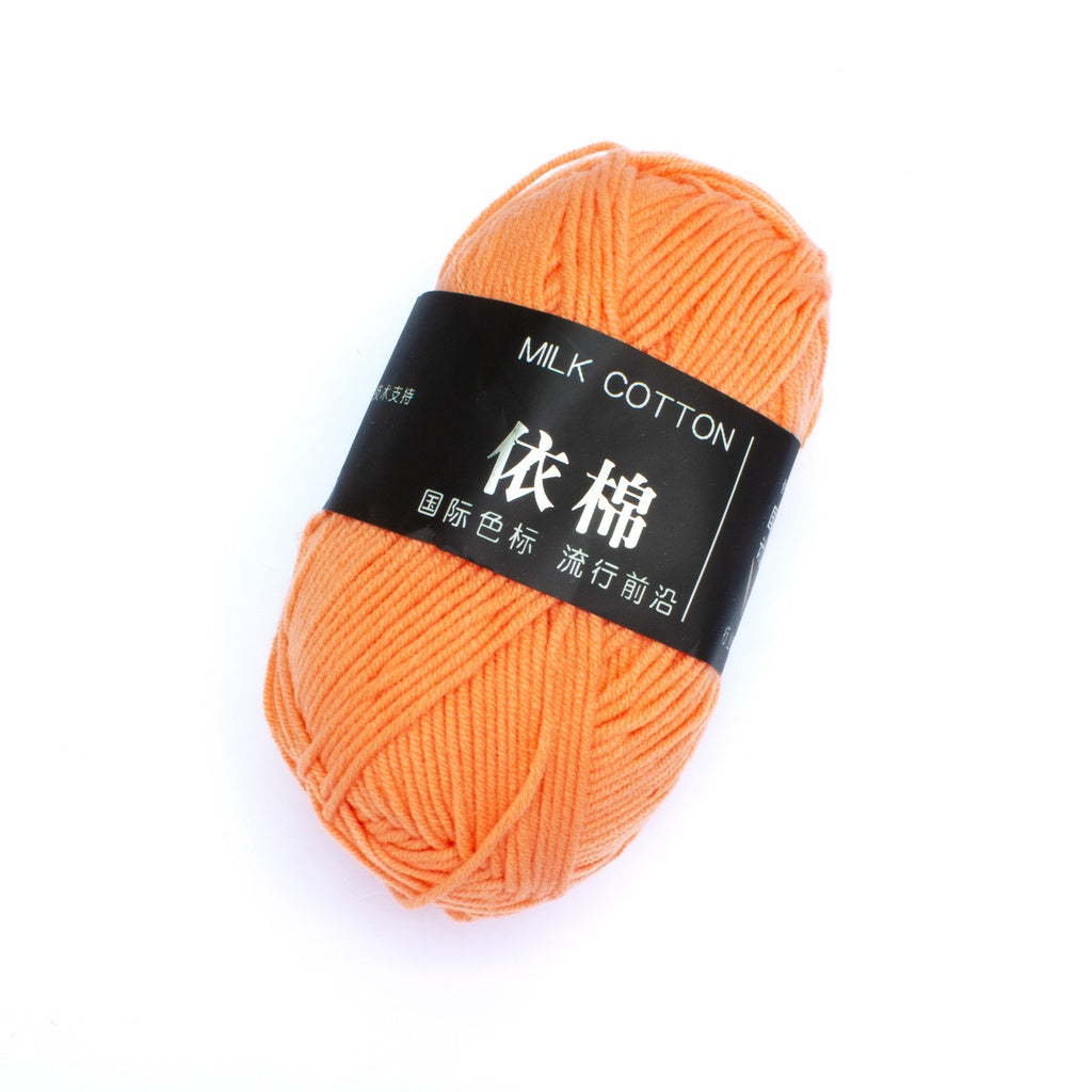 4ply Milk Cotton Crochet and Knitting Yarn Premium Soft Acrylic Polyester Blend - 2 of 4