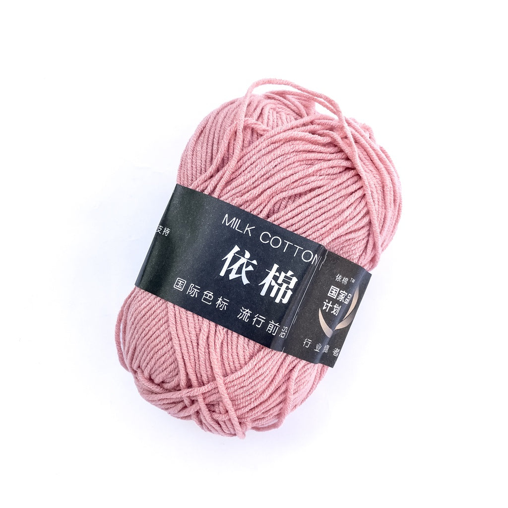 4ply Milk Cotton Crochet and Knitting Yarn Premium Soft Acrylic Polyester Blend - 3 of 4