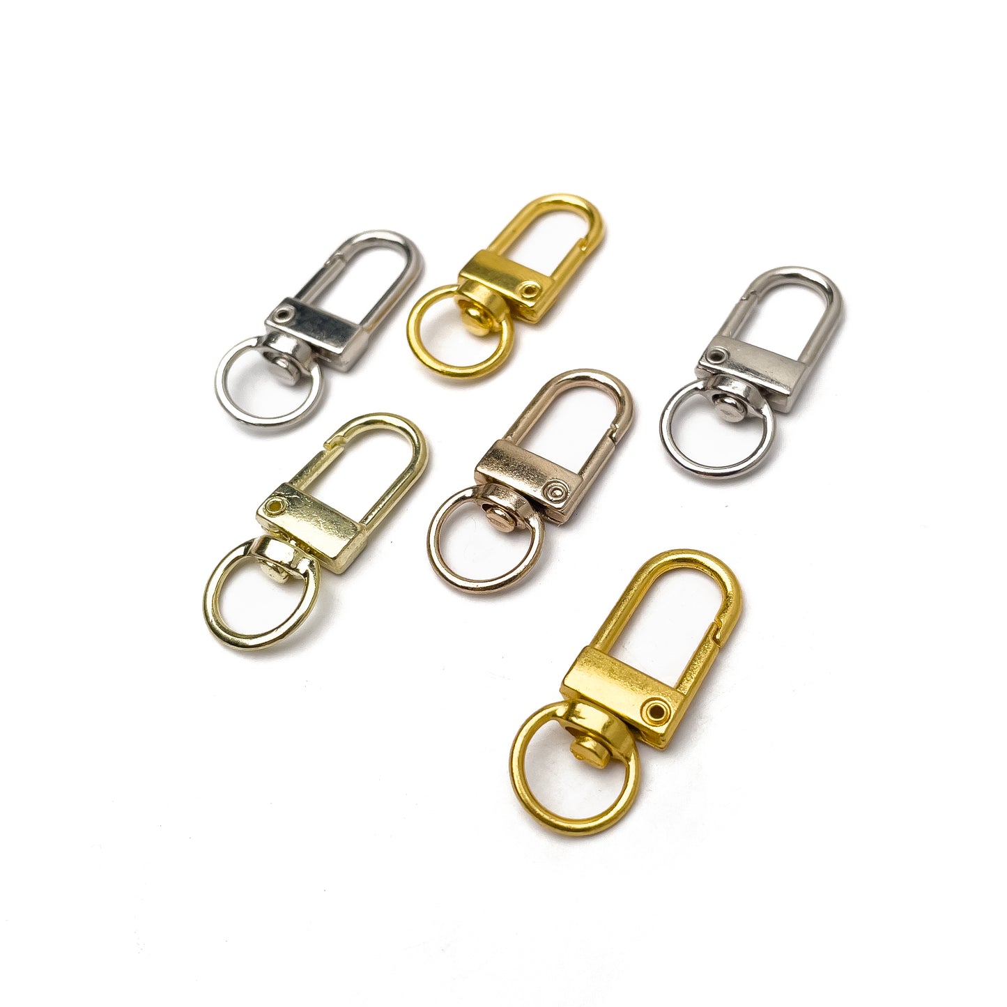 5pcs Swivel Hook / Lobster Clasp Claw Key Chain Keychain Bag Buckle