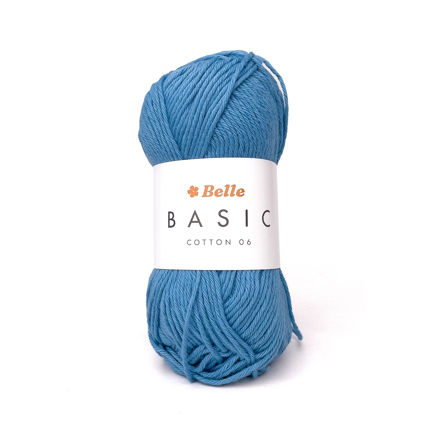 Belle Basic Cotton 06 Sport Weight Yarn for Crochet and Knitting (100% Combed Cotton, 6ply)