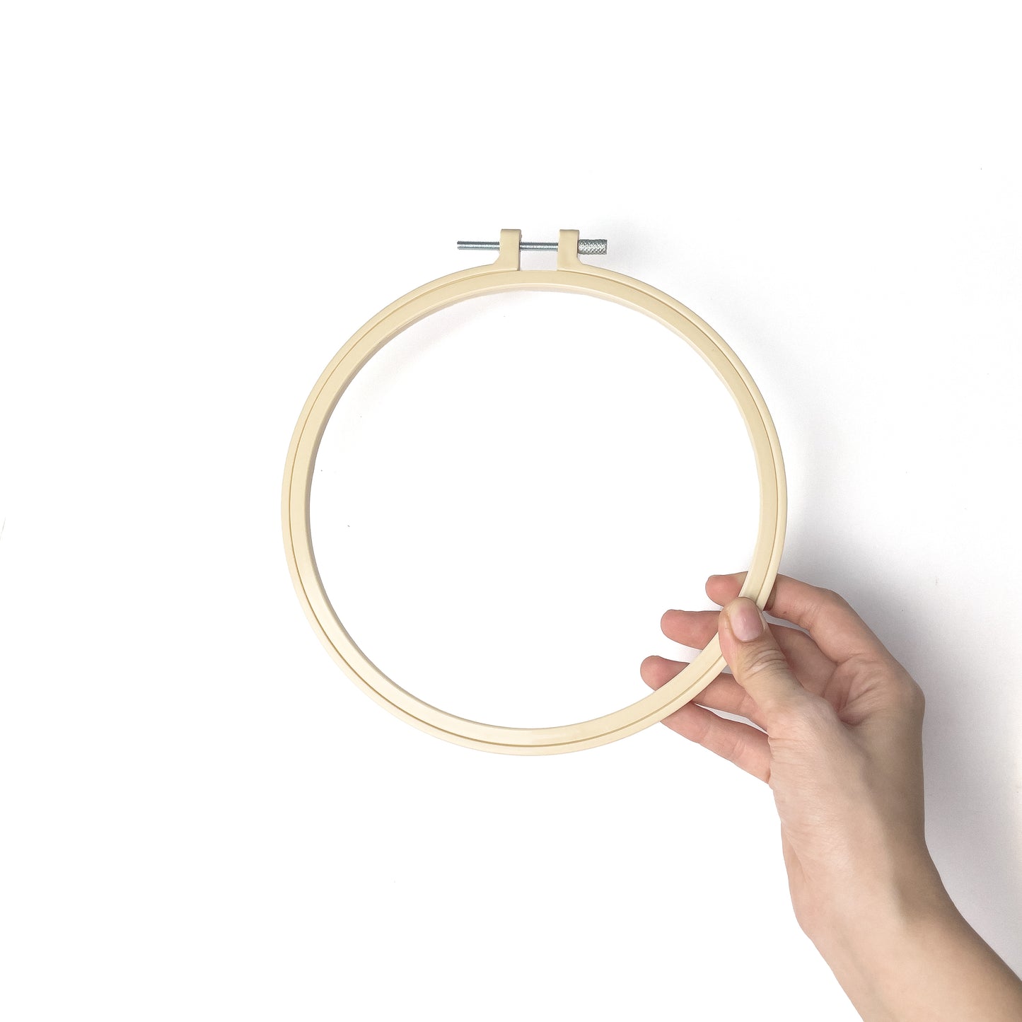 DIY Hand Embroidery Hoop for Embroider, Cross Stitch, and Punch Needle - Plastic Frame (1pc)