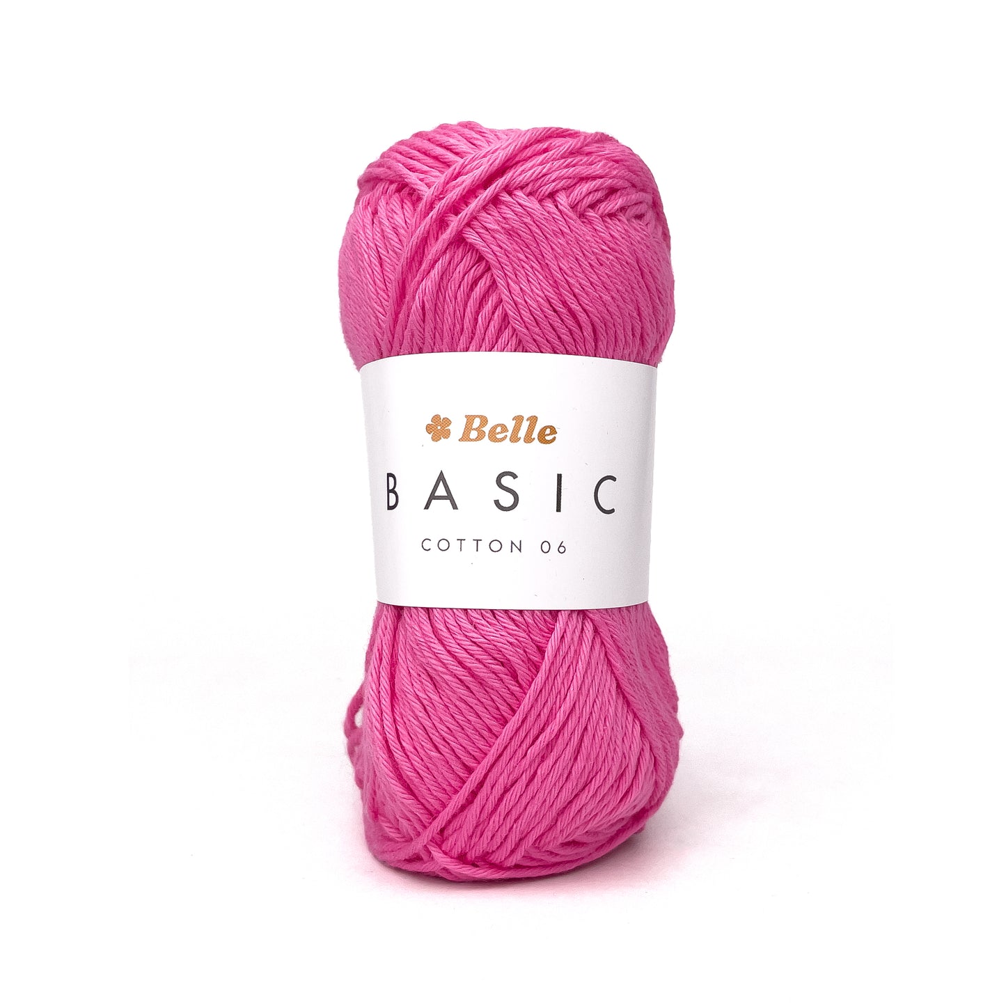 Belle Basic Cotton 06 Sport Weight Yarn for Crochet and Knitting (100% Combed Cotton, 6ply)