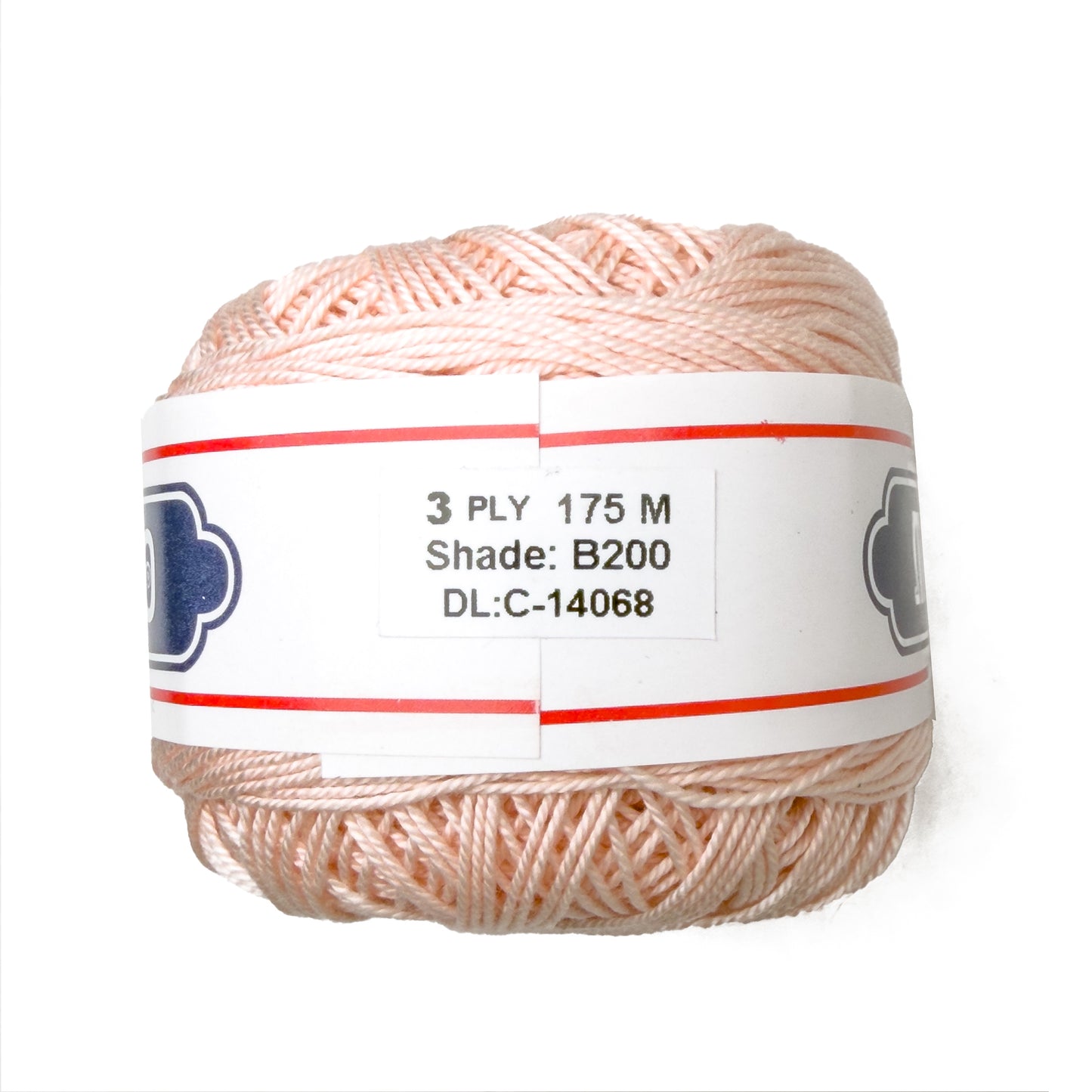 3ply Monaco Mercerized Crochet Cotton Thread Yarn 175m (40g)