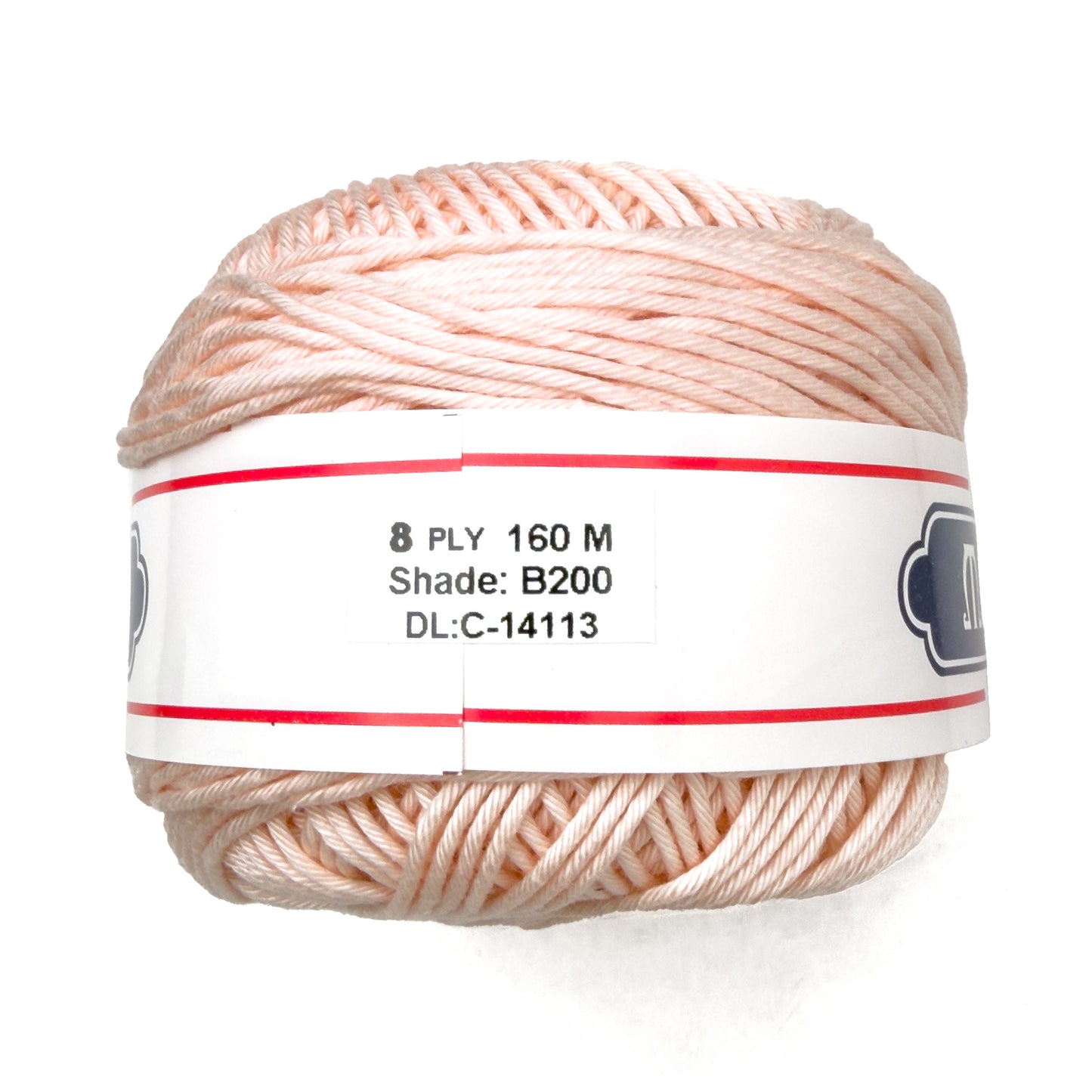 8ply Monaco Mercerized Crochet Cotton Thread Yarn 160m (100g)