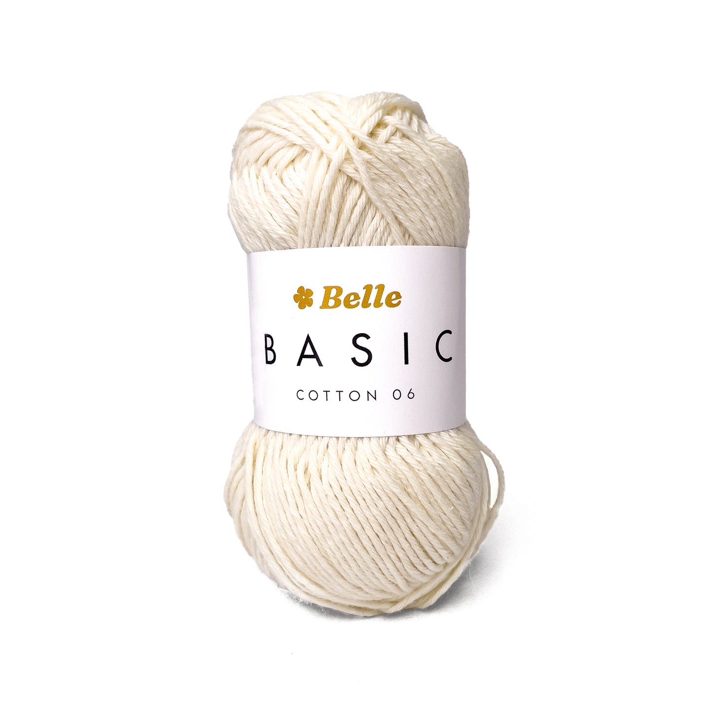 Belle Basic Cotton 06 Sport Weight Yarn for Crochet and Knitting (100% Combed Cotton, 6ply)