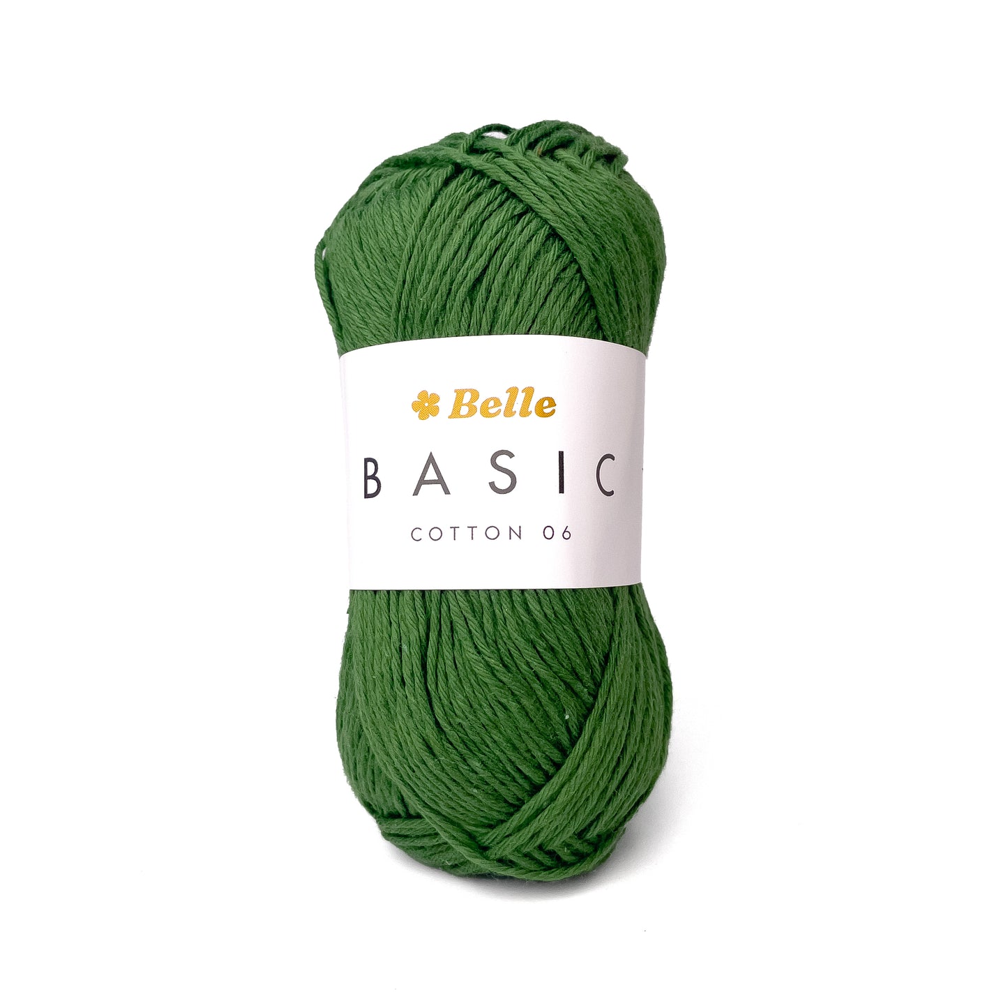 Belle Basic Cotton 06 Sport Weight Yarn for Crochet and Knitting (100% Combed Cotton, 6ply)