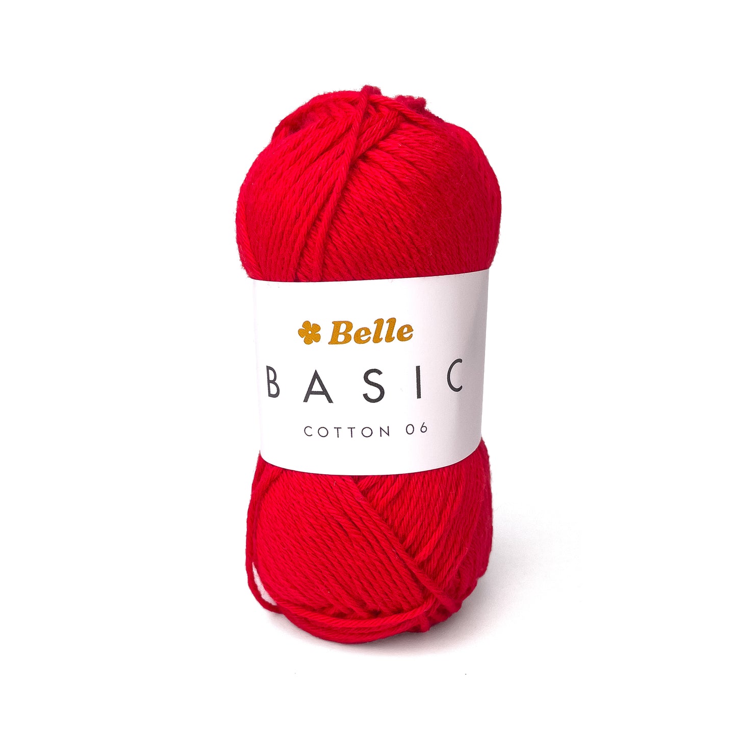 Belle Basic Cotton 06 Sport Weight Yarn for Crochet and Knitting (100% Combed Cotton, 6ply)