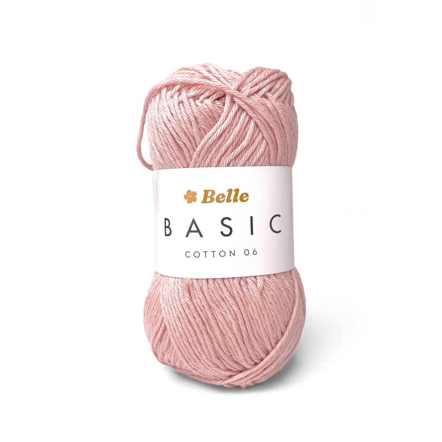 Belle Basic Cotton 06 Sport Weight Yarn for Crochet and Knitting (100% Combed Cotton, 6ply)