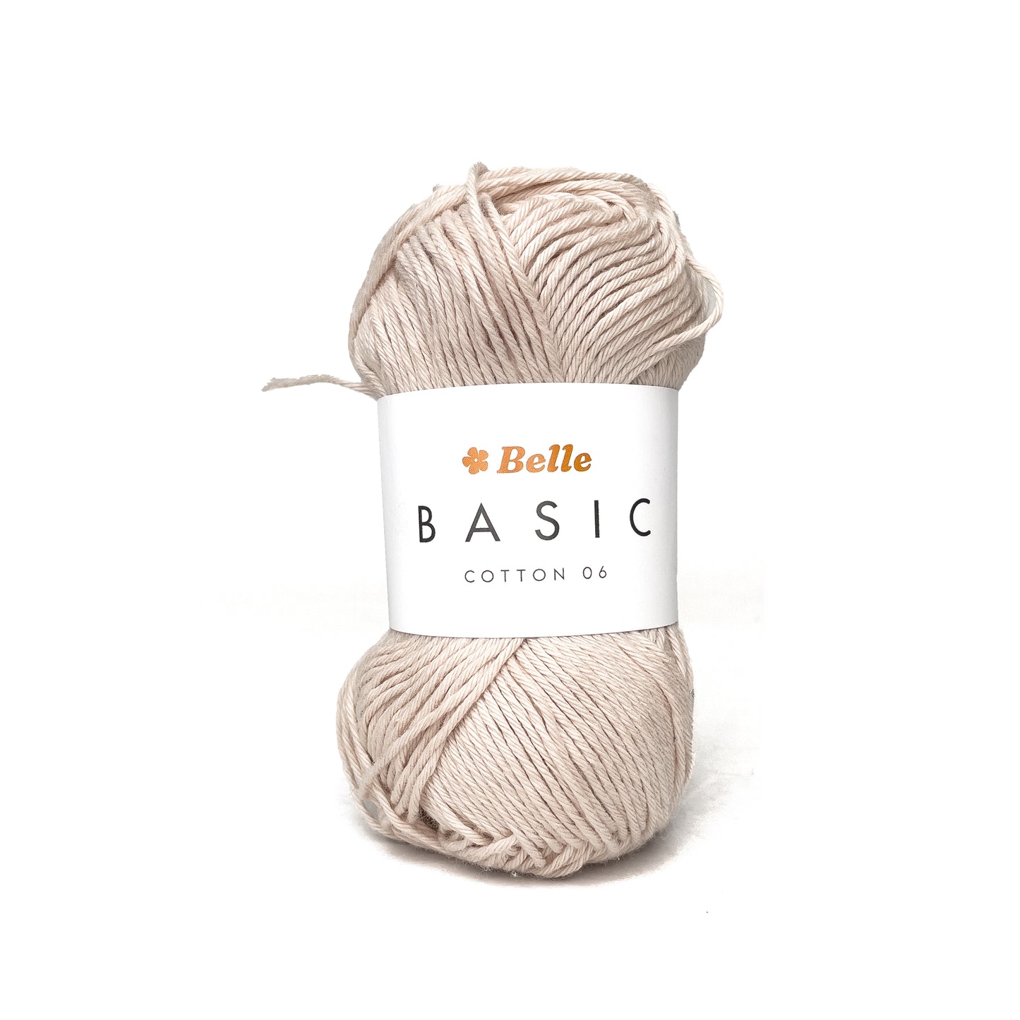 Belle Basic Cotton 06 Sport Weight Yarn for Crochet and Knitting (100% Combed Cotton, 6ply)