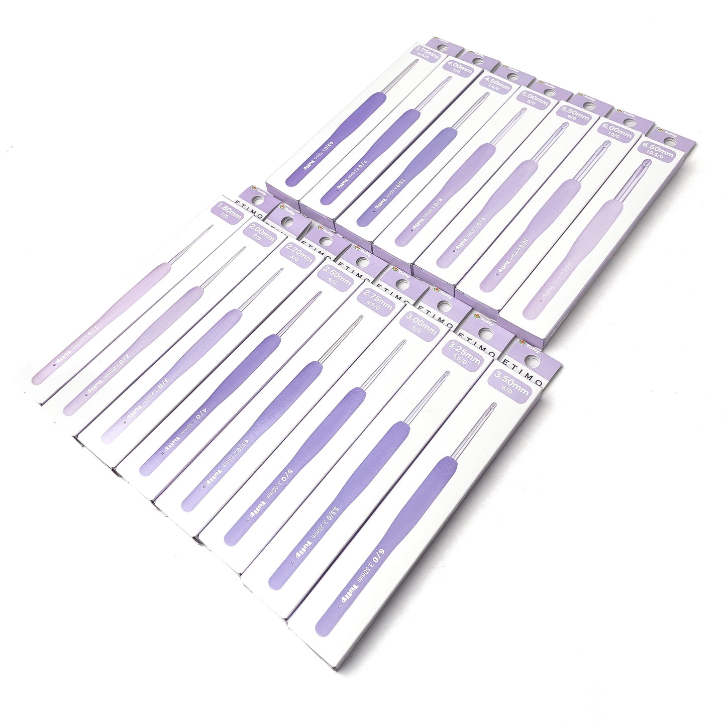 Tulip ETIMO Murasaki Crochet Hook with Cushion Grip Ergonomic Hooks with Handle (per piece)