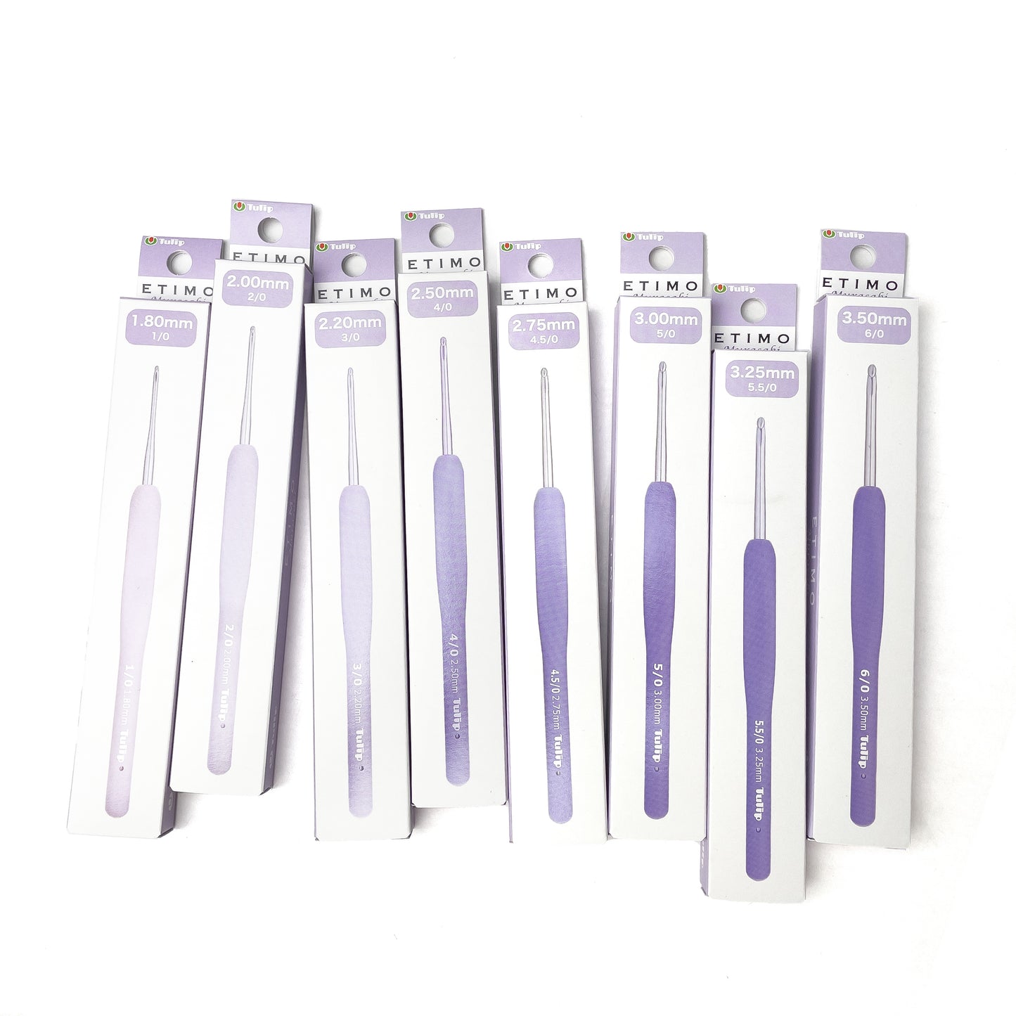 Tulip ETIMO Murasaki Crochet Hook with Cushion Grip Ergonomic Hooks with Handle (per piece)