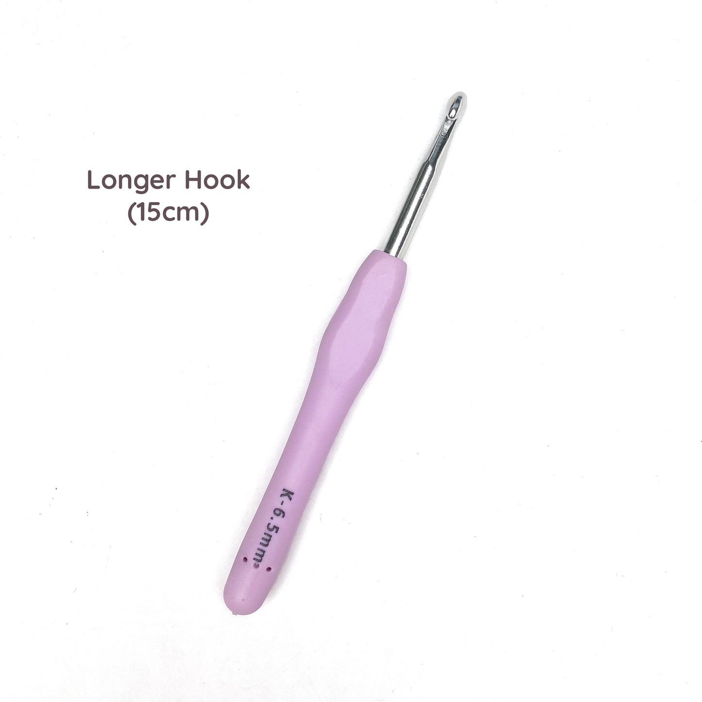 Ergonomic Colorful Crochet Hook Hooks with Rubber / SIlicon Silicone Soft Handle 2.0mm-10.0mm