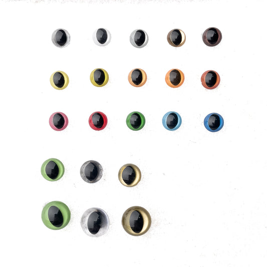 Cat Safety Eyes Colorful Slit Pupil Plastic Eyes with Washers for Amigurumi 10mm / 12mm / 15mm (2 pairs / 4pcs)