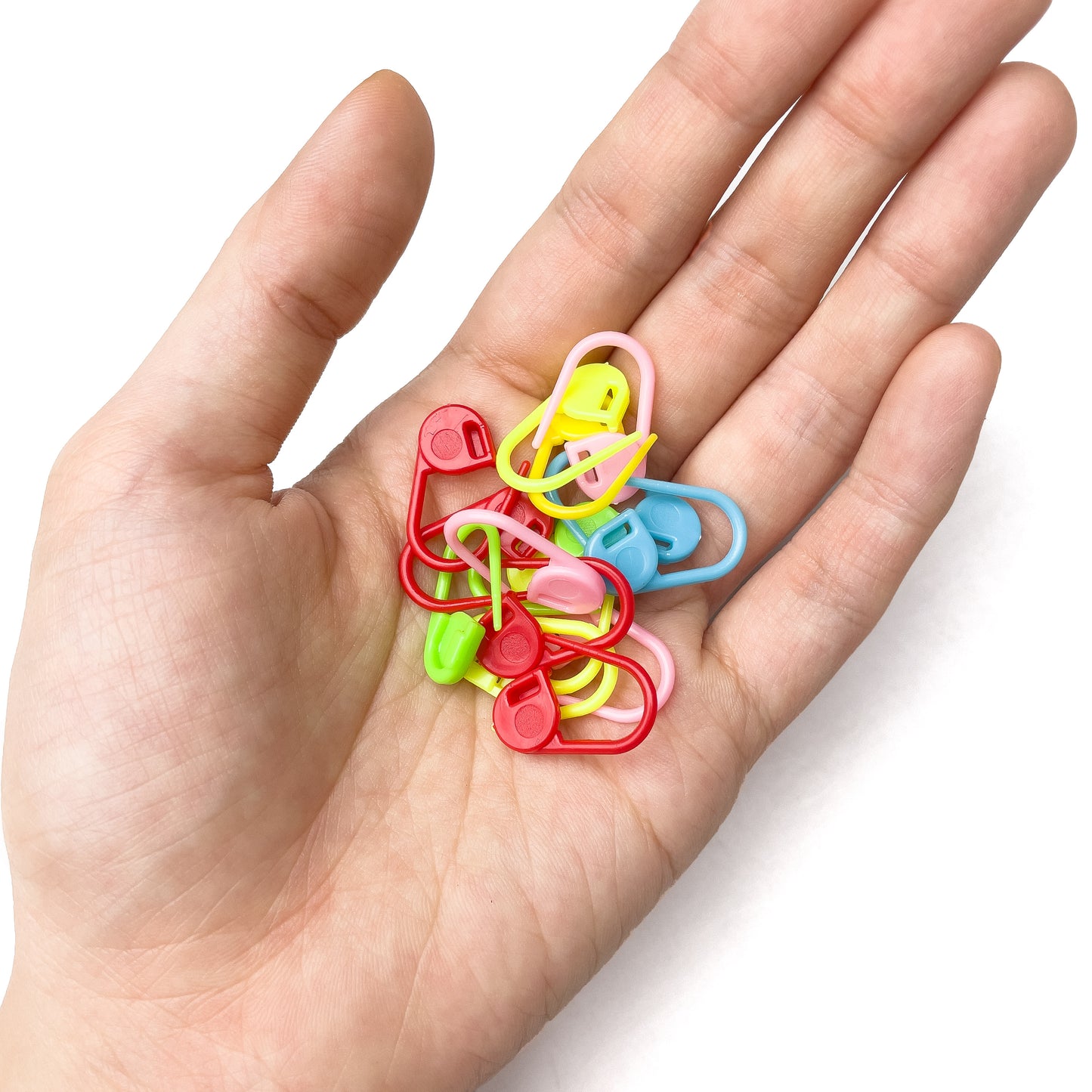 Oval Plastic Stitch Markers (15pcs / 100pcs)