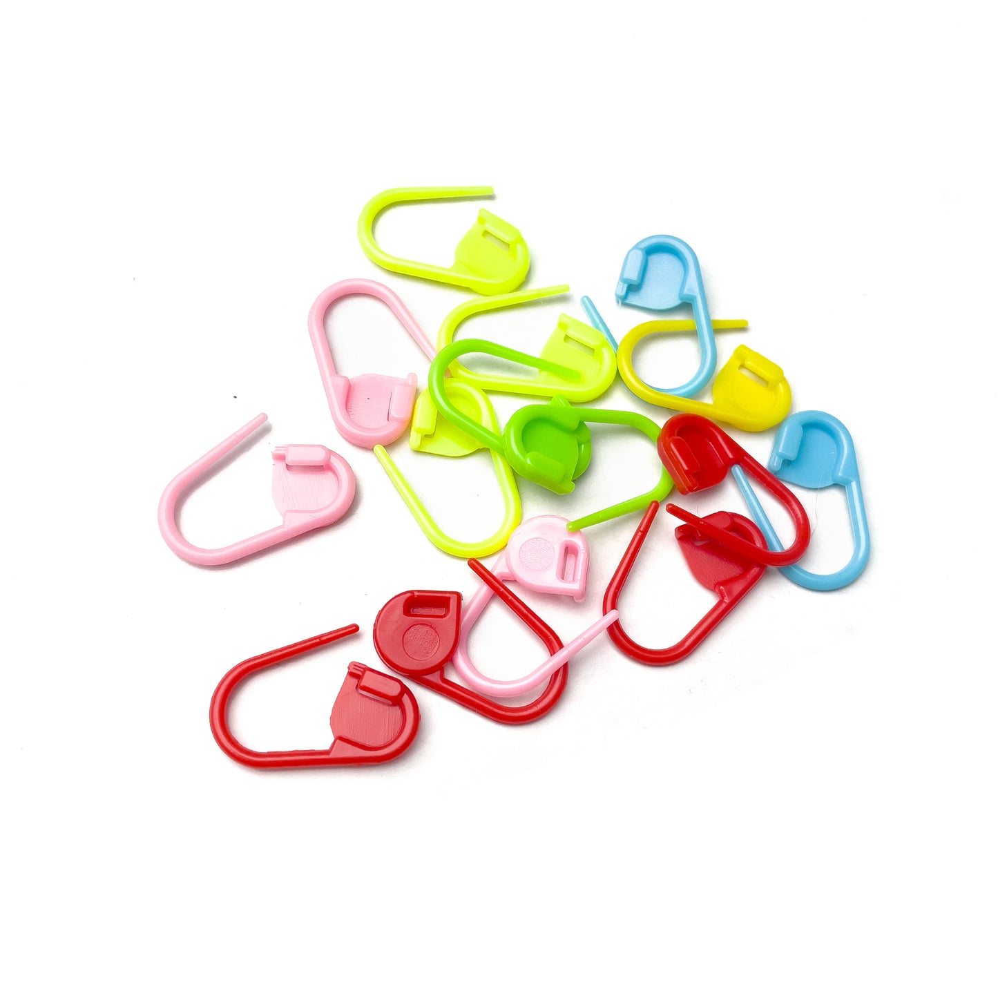 Oval Plastic Stitch Markers (15pcs / 100pcs)