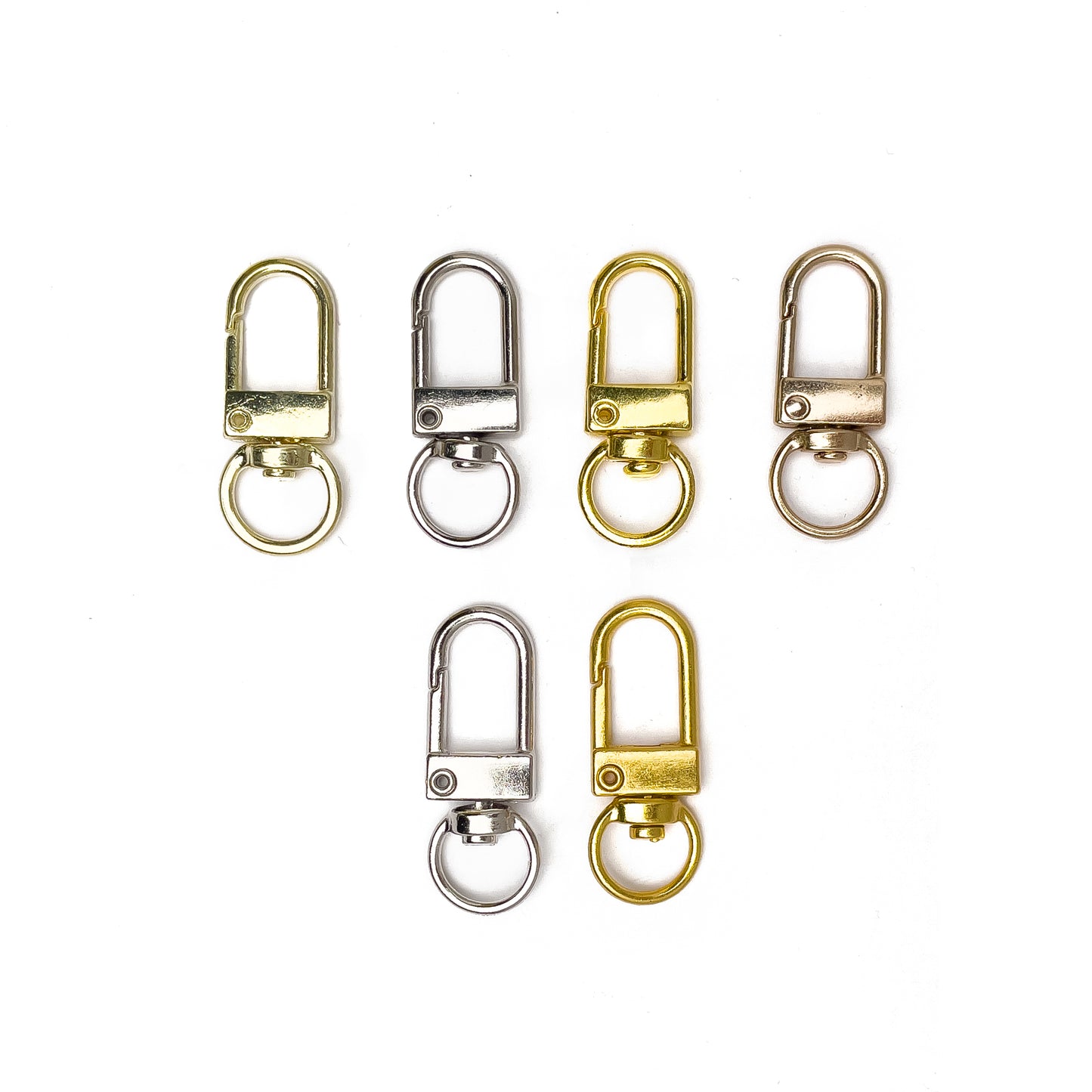 5pcs Swivel Hook / Lobster Clasp Claw Key Chain Keychain Bag Buckle