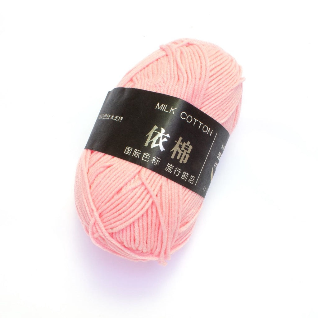 4ply Milk Cotton Crochet and Knitting Yarn Premium Soft Acrylic Polyester Blend - 3 of 4