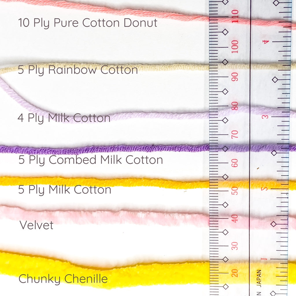 5ply Milk Cotton Yarn Premium Soft Acrylic Polyester Blend DK -- Variegated / Multicolor / Mix